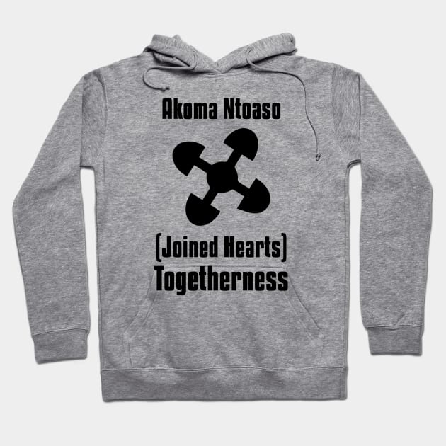 Akoma Ntoso | Adinkra Symbol | African | African American | Black Lives Hoodie by UrbanLifeApparel